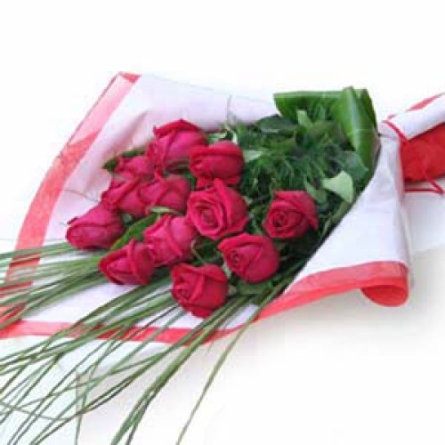 12 National Roses Barrel